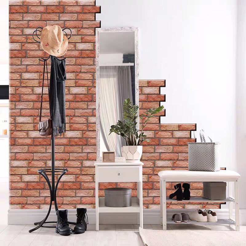 Modern 3D Brick Wall Panel Peel and Stick Waterproof Wall Covering
