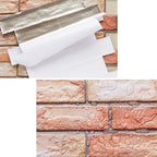 Modern 3D Brick Wall Panel Peel and Stick Waterproof Wall Covering