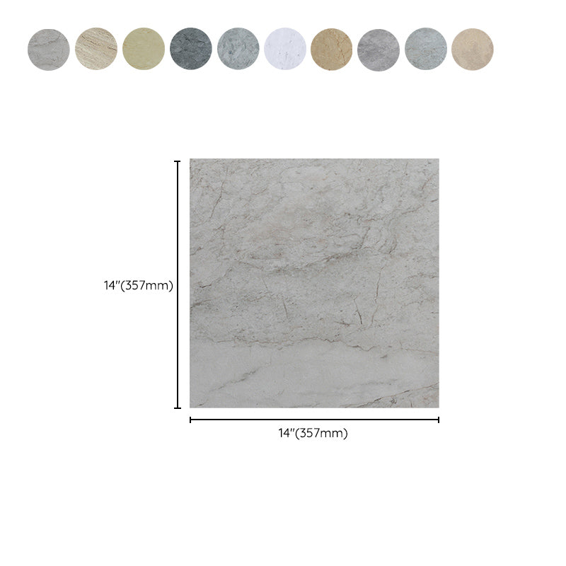 Peel and Stick Vinyl Flooring Matte Vinyl Flooring with Stone Look