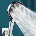 Modern Round Hand Shower Adjustable Spray Pattern Wall Mount Hand Shower