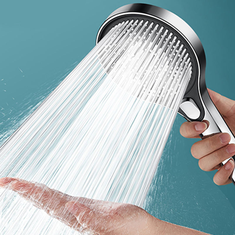 Modern Round Hand Shower Adjustable Spray Pattern Wall Mount Hand Shower