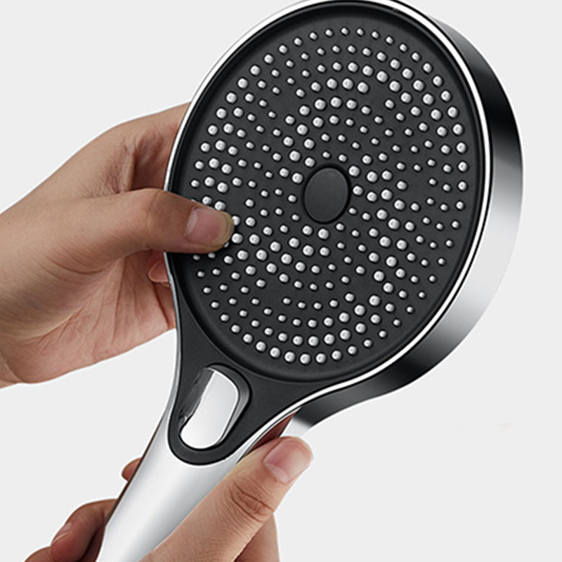 Modern Round Hand Shower Adjustable Spray Pattern Wall Mount Hand Shower