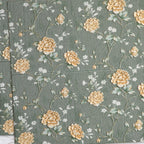 Modern Wall Panel 3D Floral Print Peel and Stick Waterproof Wall Covering
