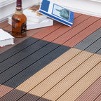 12" X 24" Deck/Pavement Floor Tiles 4-Slat Decking Tiles