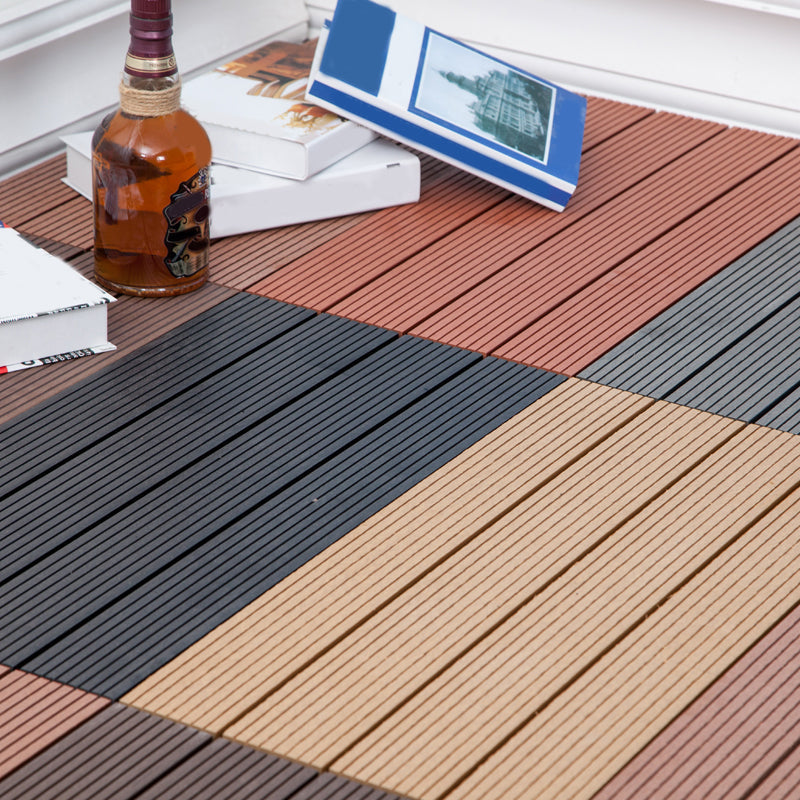 12" X 24" Deck/Pavement Floor Tiles 4-Slat Decking Tiles