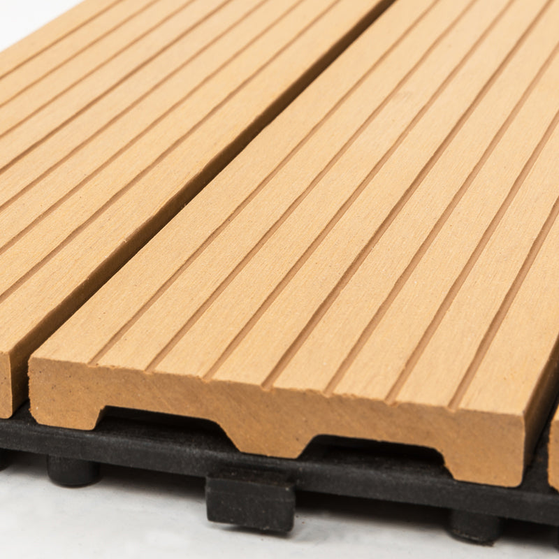 12" X 24" Deck/Pavement Floor Tiles 4-Slat Decking Tiles