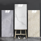 Simple Tile Wallpaper Plastic Waterproof Peel and Stick Backdrop