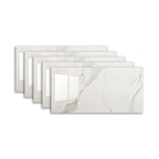 Simple Tile Wallpaper Plastic Waterproof Peel and Stick Backdrop