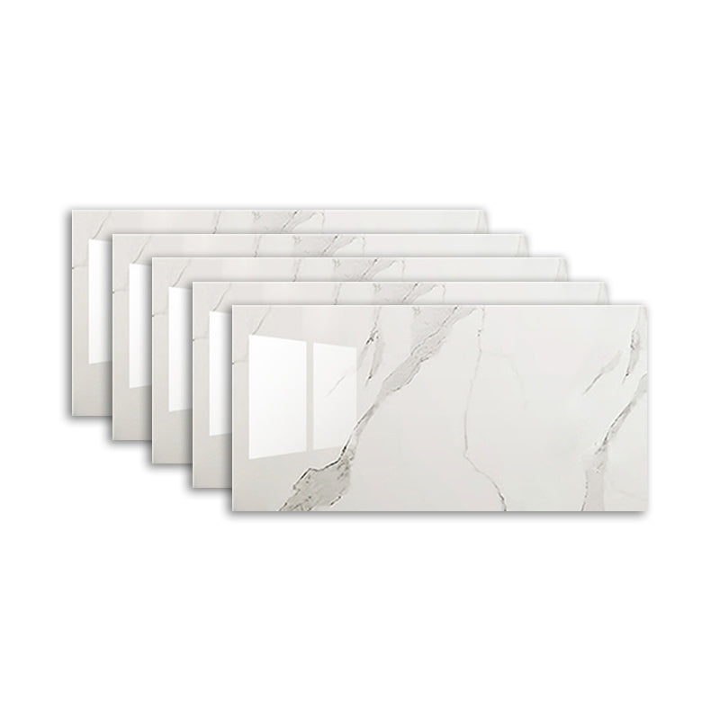 Simple Tile Wallpaper Plastic Waterproof Peel and Stick Backdrop