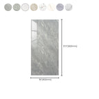 Simple Tile Wallpaper Plastic Waterproof Peel and Stick Backdrop