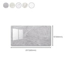 Simple Tile Wallpaper Plastic Waterproof Peel and Stick Backdrop