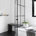Plastic Peel & Stick Subway Tiles Contemporary Waterproof Peel & Stick Subway Tiles