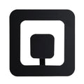 Minimalistic square wall lamp fixture made of iron 7"/9" wide LED bedroom wall lighting ideas in black