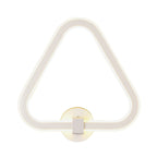 White Triangle Frame Wall Mount Light Modernism LED Acrylic Wall Lamp Wall Light for Balcony