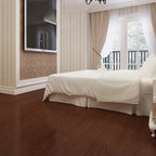 Rectangle PVC Flooring Smooth Peel and Stick Wood Look Vinyl Floor