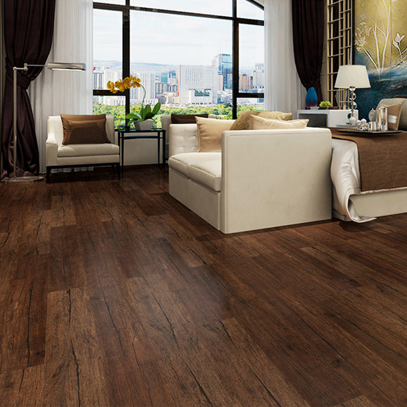 Rectangle PVC Flooring Smooth Peel and Stick Wood Look Vinyl Floor