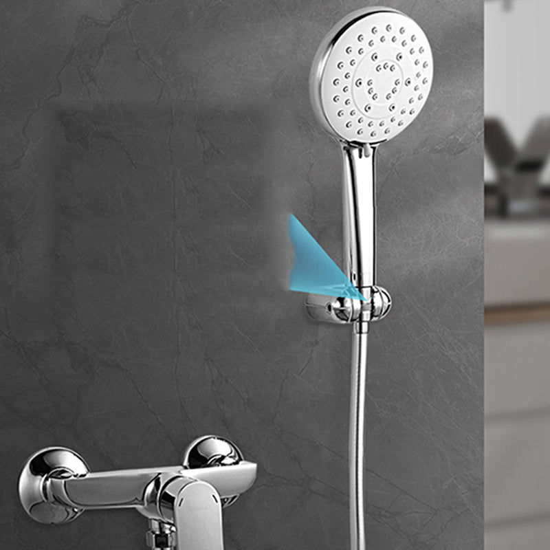 Modern Round Hand Shower 3 Spray Patterns Wall Mounted Hand Shower