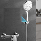 Modern Round Hand Shower 3 Spray Patterns Wall Mounted Hand Shower