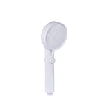 Modern Round Hand Shower 3 Spray Patterns Wall Mounted Hand Shower