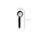 Modern Round Hand Shower 3 Spray Patterns Wall Mounted Hand Shower