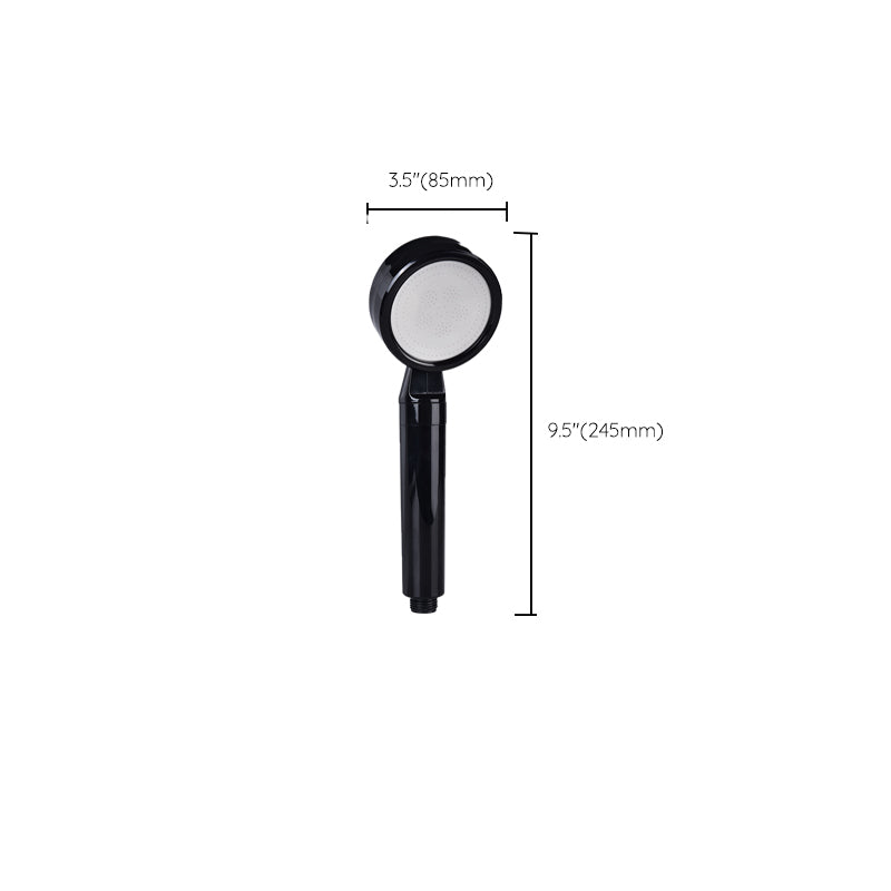 Modern Round Hand Shower 3 Spray Patterns Wall Mounted Hand Shower