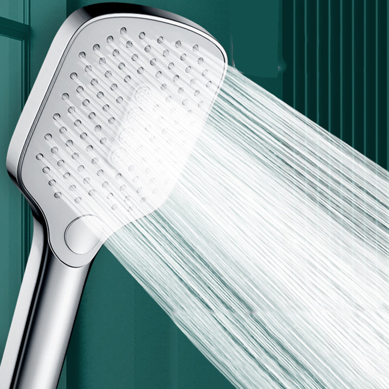 Contemporary Rectangular Hand Shower 3 Jets Wall Mounted Hand Shower