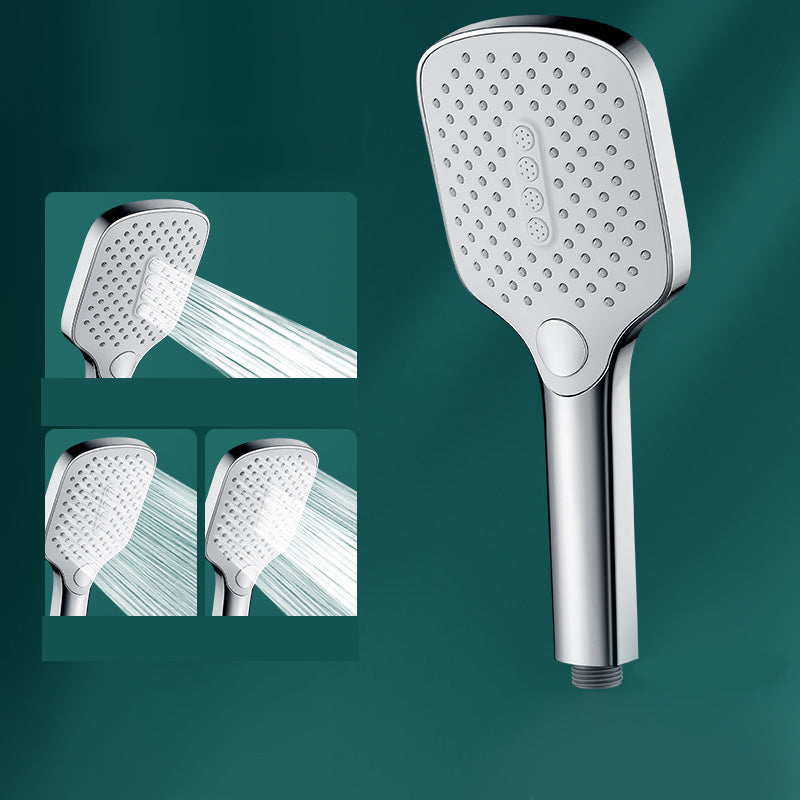 Contemporary Rectangular Hand Shower 3 Jets Wall Mounted Hand Shower