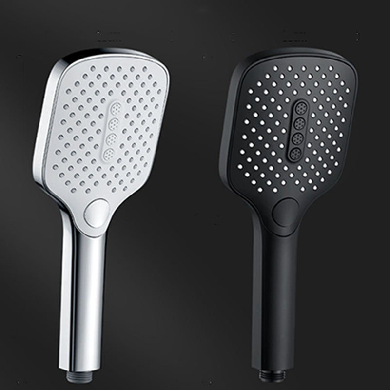 Contemporary Rectangular Hand Shower 3 Jets Wall Mounted Hand Shower