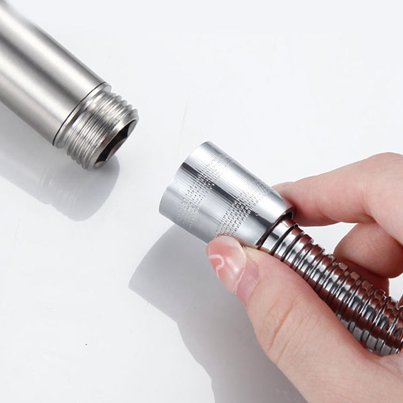 Modern Stainless Steel Hand Shower Standard Spray Pattern Wall Mount Hand Shower