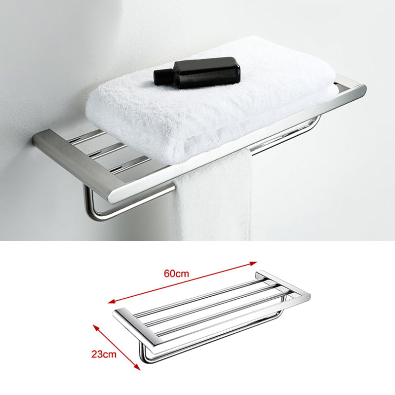 Contemporary bathroom accessories single item or in set in silver