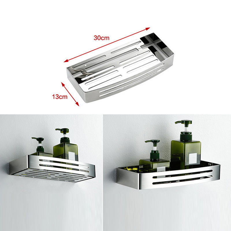 Contemporary bathroom accessories single item or in set in silver