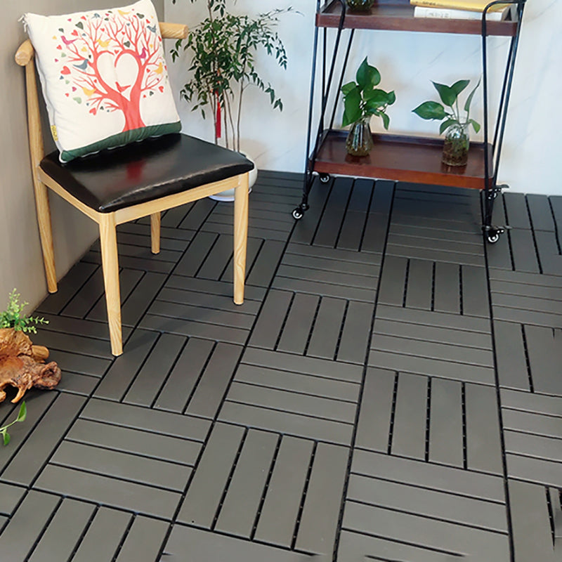 4-Slat 12" X 12" PVC Floor Tiles Connection Installation Floor Tiles