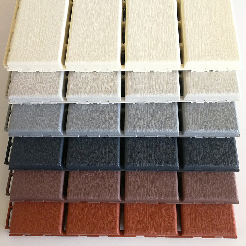4-Slat 12" X 12" PVC Floor Tiles Connection Installation Floor Tiles