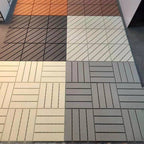 4-Slat 12" X 12" PVC Floor Tiles Connection Installation Floor Tiles