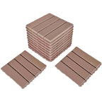 4-Slat 12" X 12" PVC Floor Tiles Connection Installation Floor Tiles