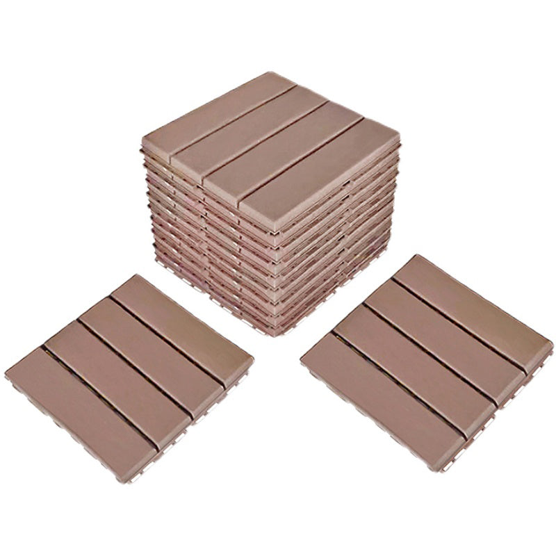 4-Slat 12" X 12" PVC Floor Tiles Connection Installation Floor Tiles