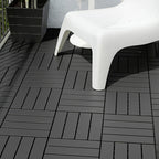 4-Slat 12" X 12" PVC Floor Tiles Connection Installation Floor Tiles