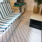 4-Slat 12" X 12" PVC Floor Tiles Connection Installation Floor Tiles