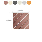 4-Slat 12" X 12" PVC Floor Tiles Connection Installation Floor Tiles