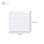White Mosaic Peel & Stick Tile Waterproof Kitchen Backsplash Wallpaper