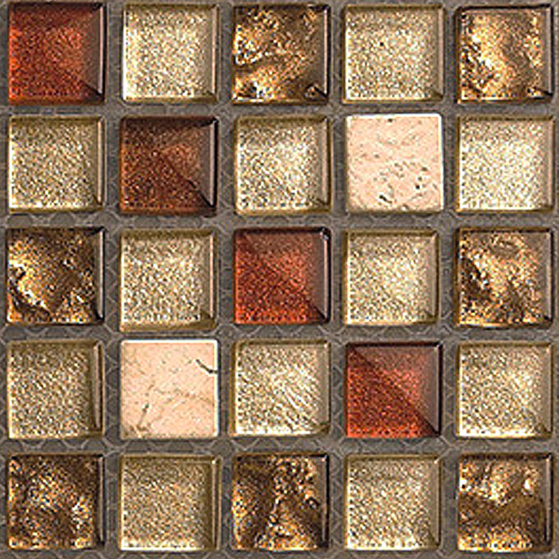 Square Mosaic Peel & Stick Tiles Waterproof Kitchen Splashback Tiles