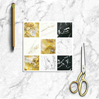 Square Mosaic Peel & Stick Tiles Waterproof Kitchen Splashback Tiles