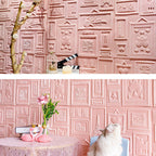 Interior Wall Cladding 3D Print Peel and Stick Waterproof Wall Panel