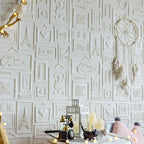 Interior Wall Cladding 3D Print Peel and Stick Waterproof Wall Panel