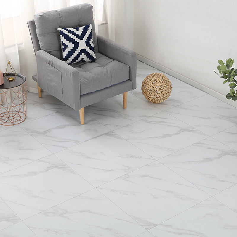 Peel and Stick PVC flooring Smooth marble look fire protection vinyl floor
