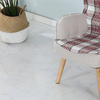 Peel and Stick PVC flooring Smooth marble look fire protection vinyl floor