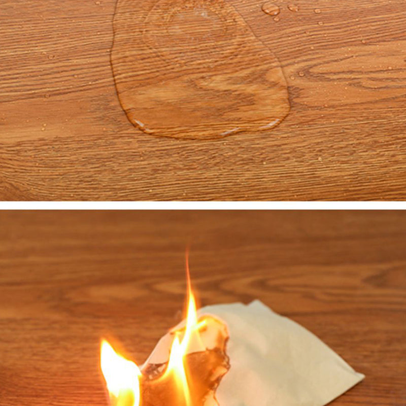 Peel and Stick PVC Flooring Smooth Wood Look Effect Slip Resistant Vinyl Floors