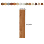 Peel and Stick PVC Flooring Smooth Wood Look Effect Slip Resistant Vinyl Floors