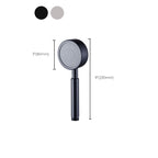 Round Water Filtration Handheld Shower Medium Flow Stainless Steel Handheld Shower