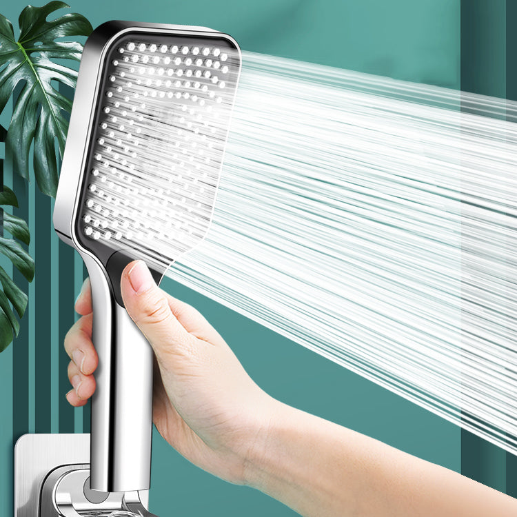 Rectangular Water Filtration Hand Shower 3 Jets Wall Mounted Hand Shower